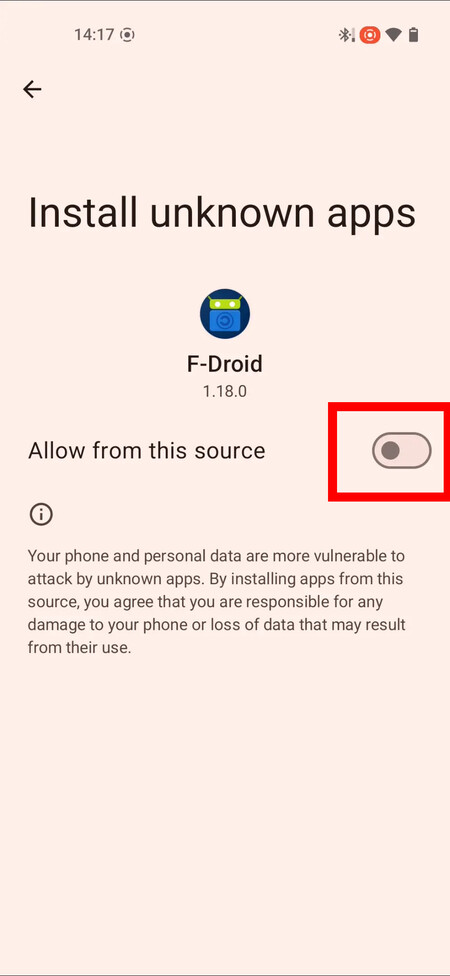 Allow fdroid