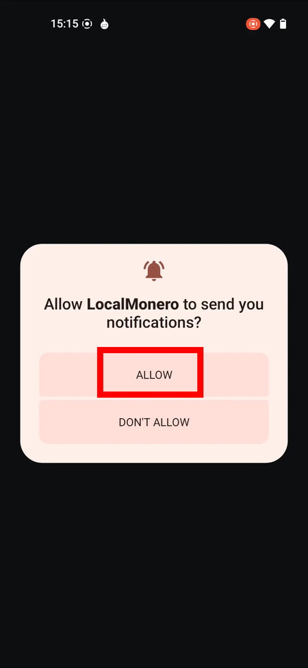 Allow
notifications